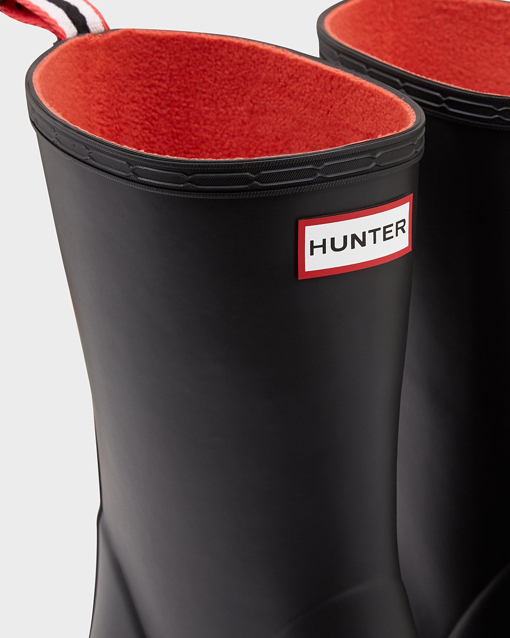 Hunter Muške Play Čizme Crne Original Insulated Mid-Height Rain Hrvatska 2765-FBXSN